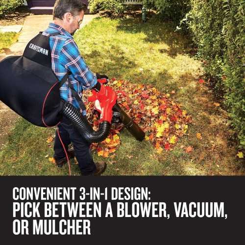 3-in-1 Leaf Blower, Vacuum, and Mulcher | TekChoice Electronics