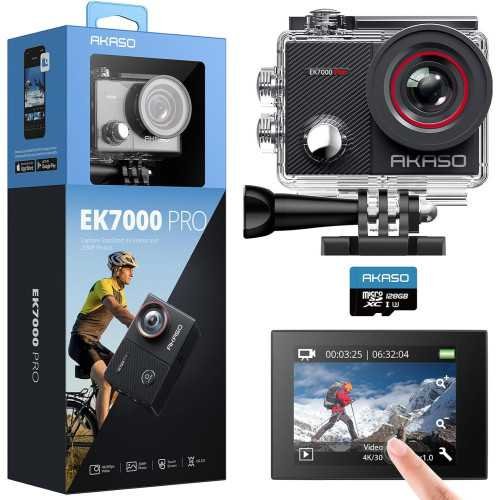 EK7000 Pro 4K 30fps Action Camera w/ Touch Screen and Remote Control | TekChoice Electronics