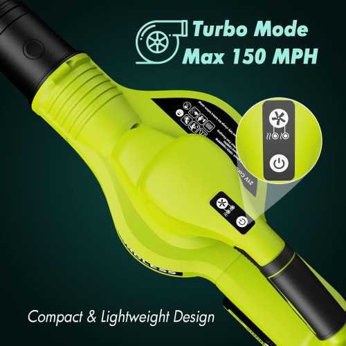 21V Cordless Leaf Blower Kit for Effortless Lawn Care and Patio Maintenance | TekChoice Electronics