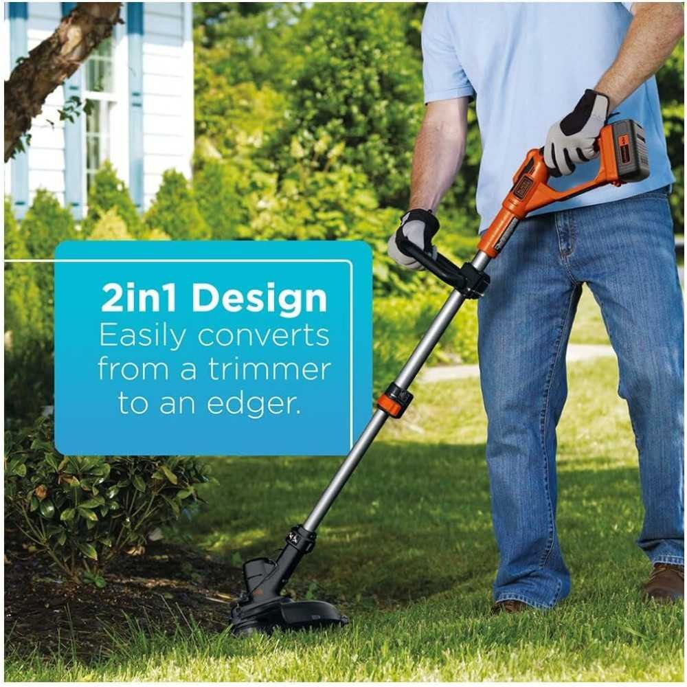 Black+Decker 40V Max Cordless String Trimmer/Edger Kit | TekChoice Electronics