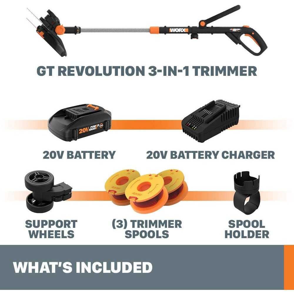 GT 20V 12" String Trimmer WG170.2 | TekChoice Electronics