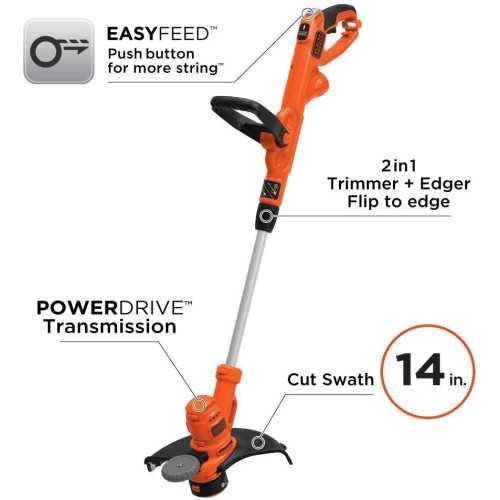 Black+Decker 14" String Trimmer | TekChoice Electronics