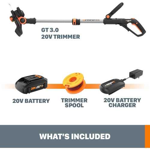 GT3.0 20V Cordless String Trimmer and Edger Combo | TekChoice Electronics