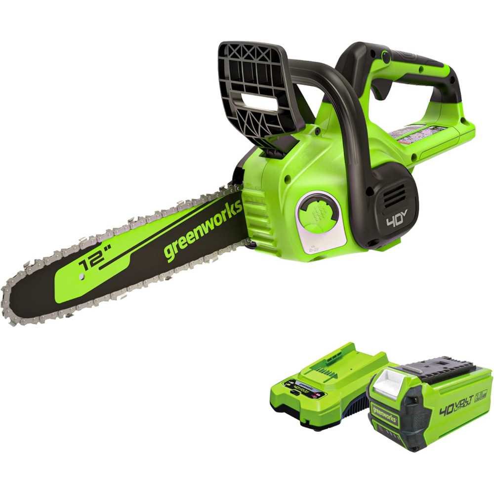 40V 14" Chainsaw Kit: Includes 2.5Ah USB Battery and Charger | TekChoice Electronics