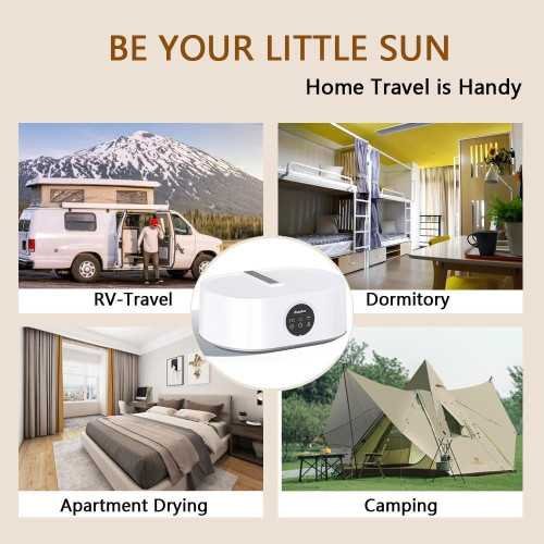 Travel-Friendly Foldable Dryer with Remote Control for Fast and Efficient Drying Anywhere | TekChoice Electronics