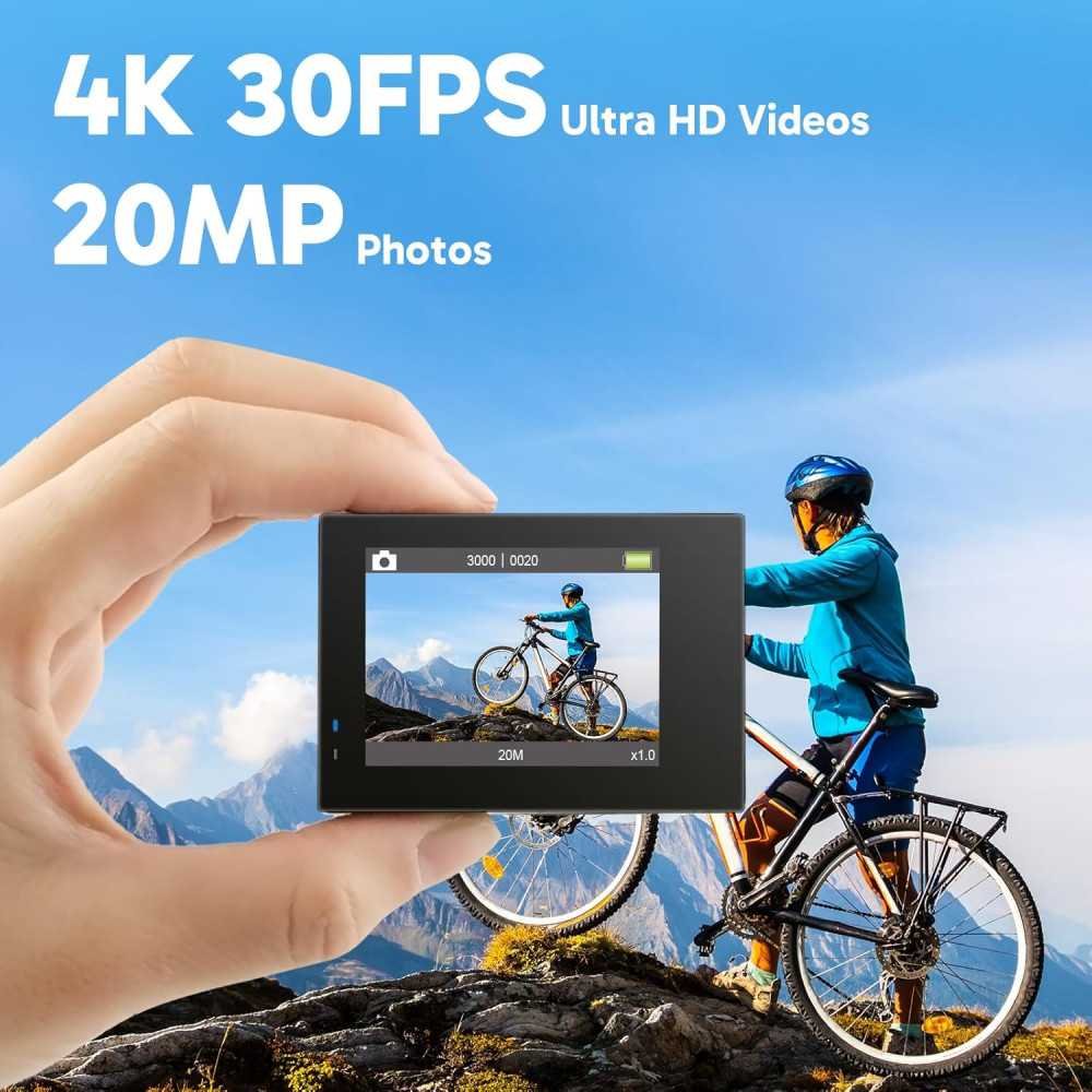 Brave 4 4K Action Camera Bundle