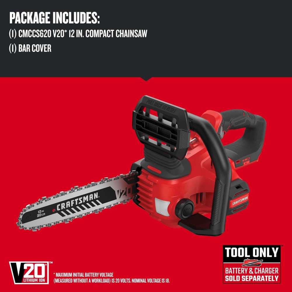 CRAFTSMAN V20 12-Inch Cordless Chainsaw | TekChoice Electronics