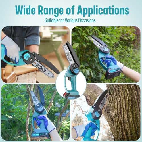 Mini 6-Inch Cordless Chainsaw | TekChoice Electronics