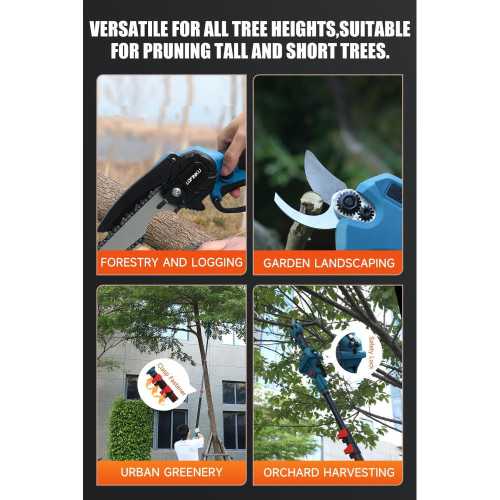 3-in-1 Electric Pruner Kit with Cordless Chainsaw and Pruning Shears | TekChoice Electronics