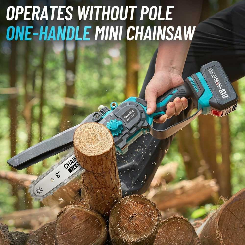 PS810 Cordless Pole Saw and Mini Chainsaw Deluxe Set | TekChoice Electronics