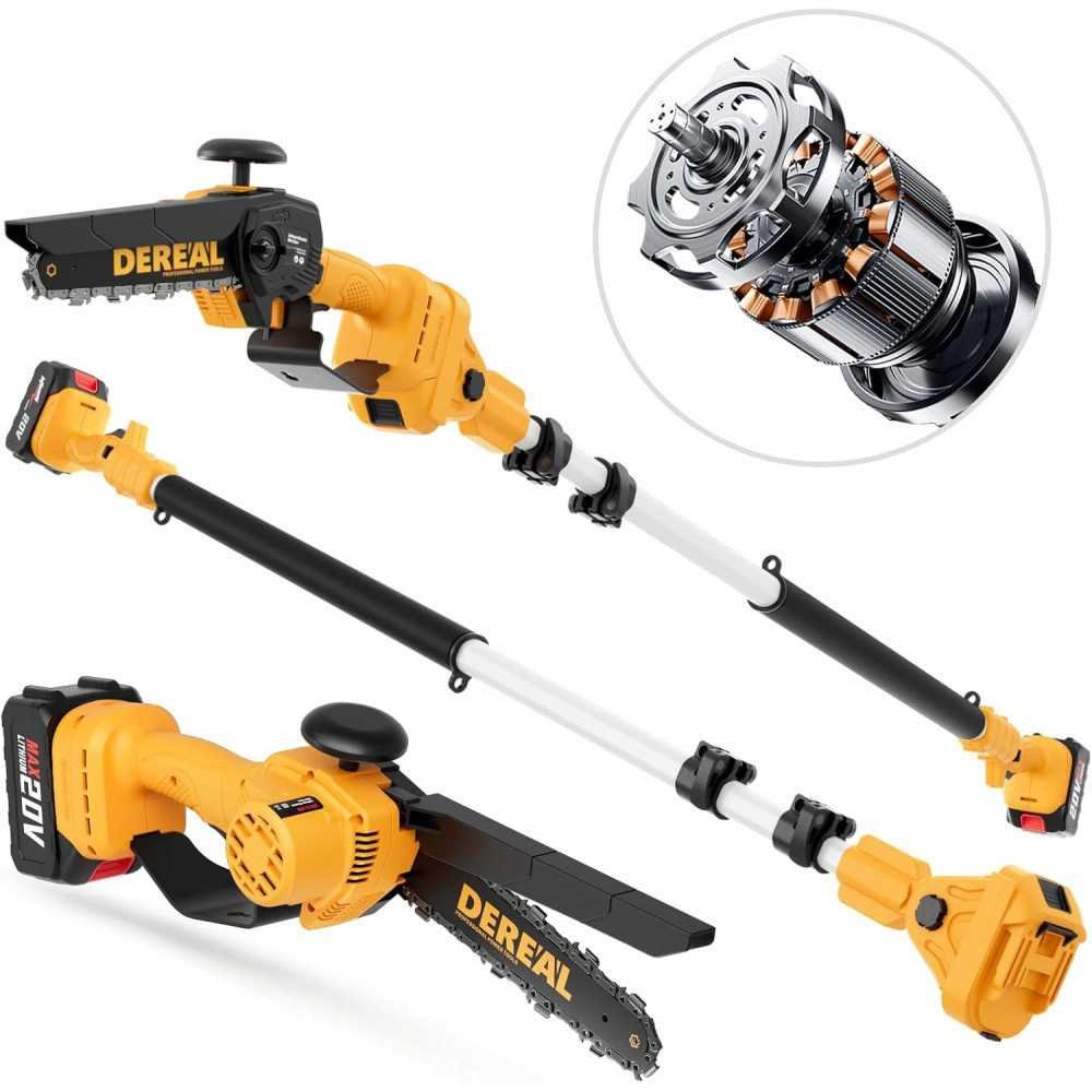 2-in-1 Brushless Pole Saw & Cordless Chainsaw | TekChoice Electronics