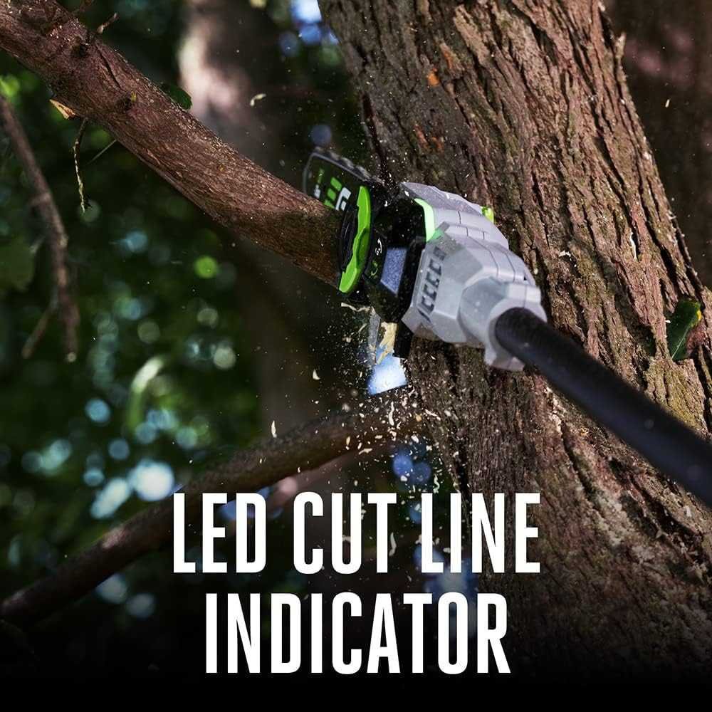 EGO Power+ Pole Saw with Telescopic LED Cut Line Indicator | TekChoice Electronics