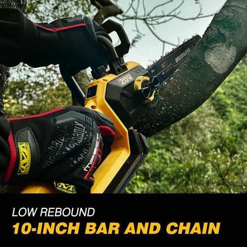 2-in-1 Cordless Pole Saw and Chainsaw Combo with Battery Compatible, Auto Oiling Feature and Max 15ft Reach | TekChoice Electronics