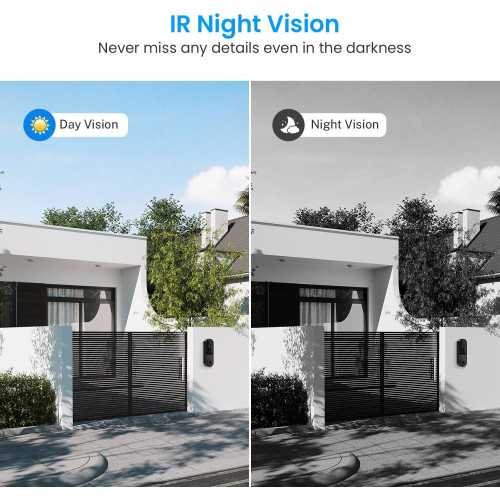 Wireless 1080P Video Doorbell w/ Smart AI Detection and Night Vision | TekChoice Electronics