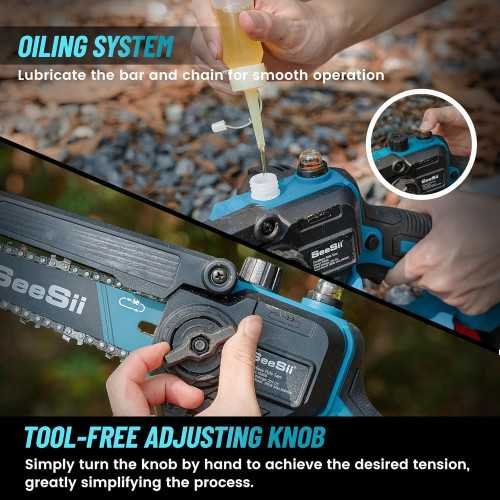 PS600 2-in-1 Electric Pole Saw for Effortless Limb Pruning | TekChoice Electronics