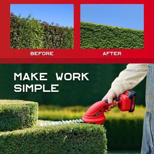 2-Pack 21V Cordless Hedge Trimmer Set | TekChoice Electronics