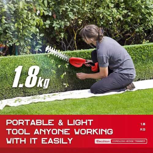 2-Pack 21V Cordless Hedge Trimmer Set | TekChoice Electronics