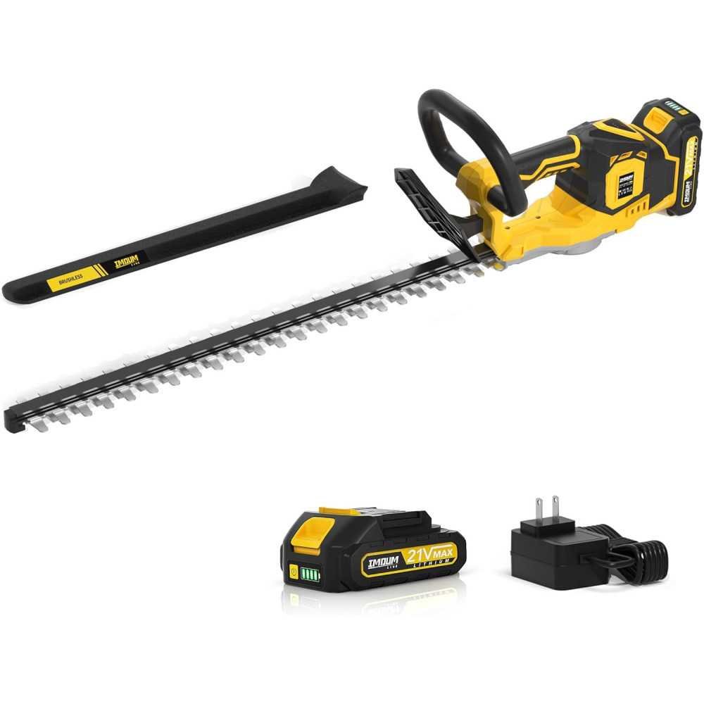 21V Cordless Hedge Trimmer for a Pristine Garden Transformation | TekChoice Electronics