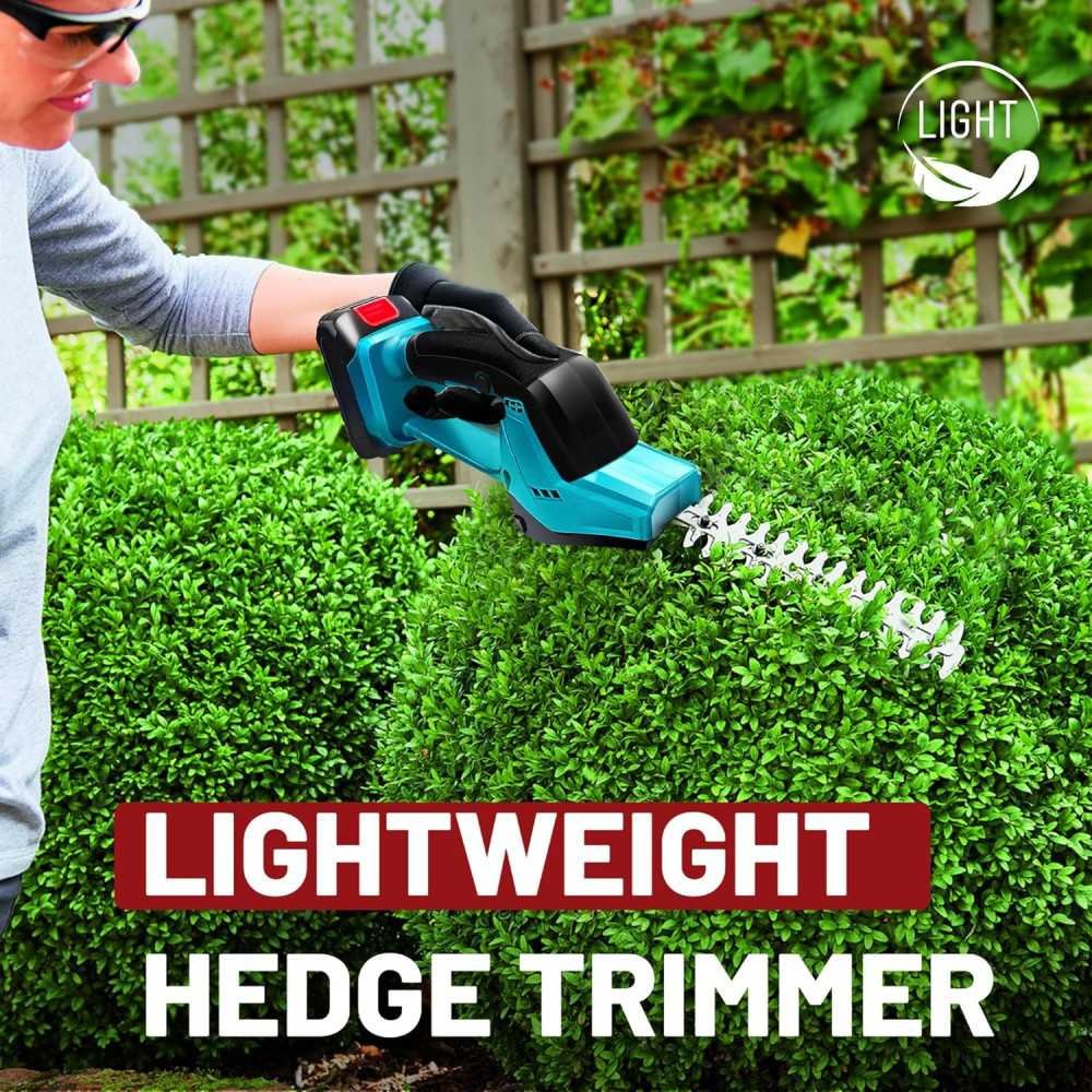 21V Cordless Hedge Trimmer for a Pristine Garden Transformation | TekChoice Electronics