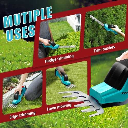 21V Cordless Hedge Trimmer for a Pristine Garden Transformation | TekChoice Electronics