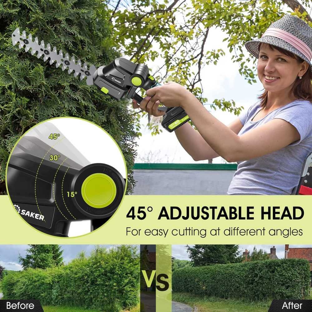 20V Cordless Hedge Trimmer for Effortless Garden Grooming | TekChoice Electronics