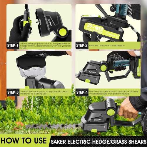 20V Cordless Hedge Trimmer for Effortless Garden Grooming | TekChoice Electronics