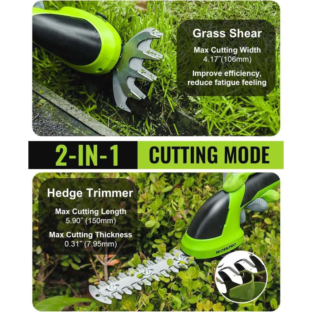 2-in-1 Cordless Hedge Shear & Shrubbery Trimmer | TekChoice Electronics