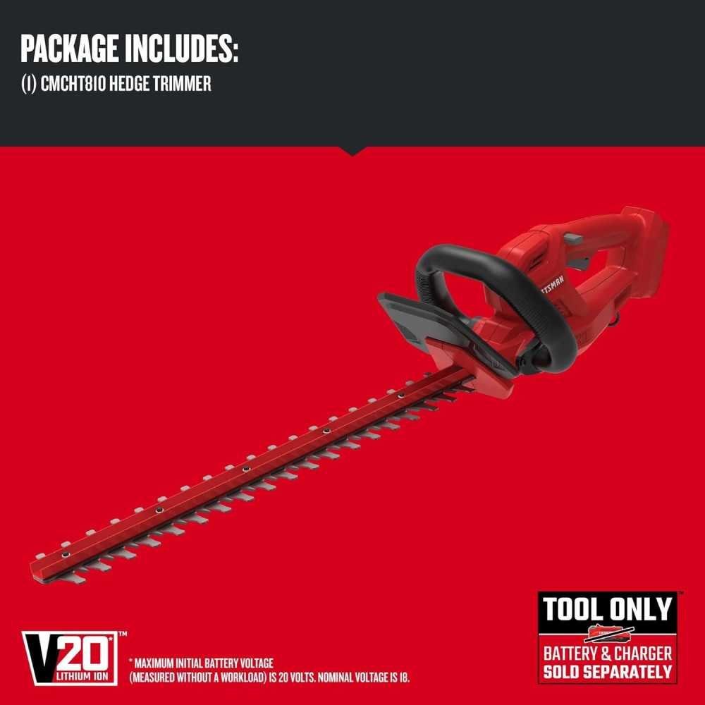 CRAFTSMAN V20 20 inch Cordless Hedge Trimmer | TekChoice Electronics