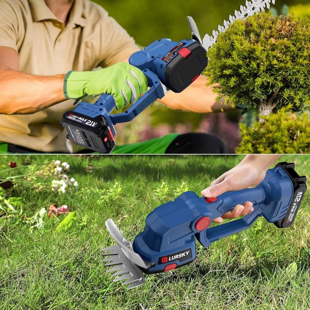 21V Cordless Hedge Trimmer and Grass Shear Combo for Effortless Garden Maintenance | TekChoice Electronics