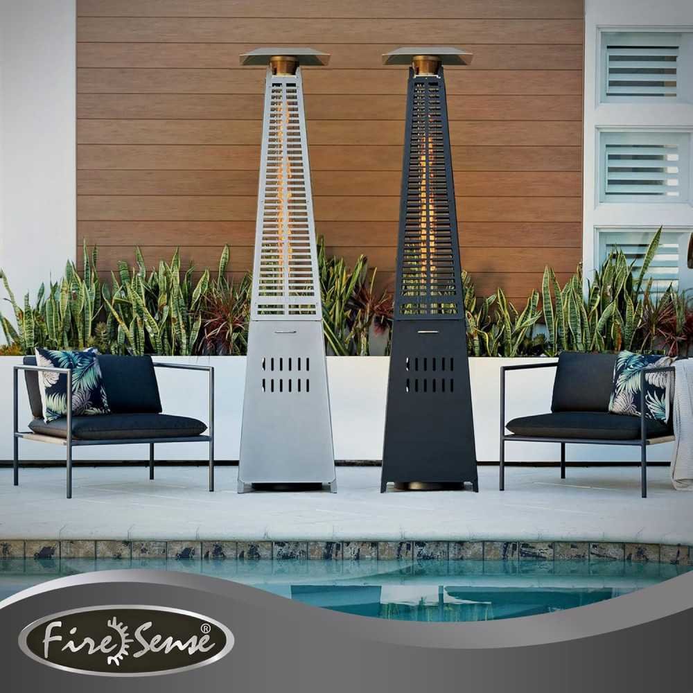 Fire Sense Pyramid Flame Patio Heater | TekChoice Electronics