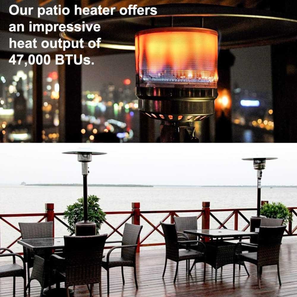 Tall Patio Heater with CSA Certification and Accessories | TekChoice Electronics