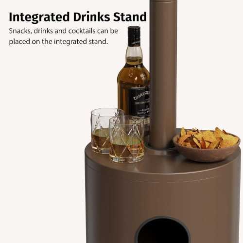 OAK 50,000 BTU Pyramid Patio Heater | TekChoice Electronics