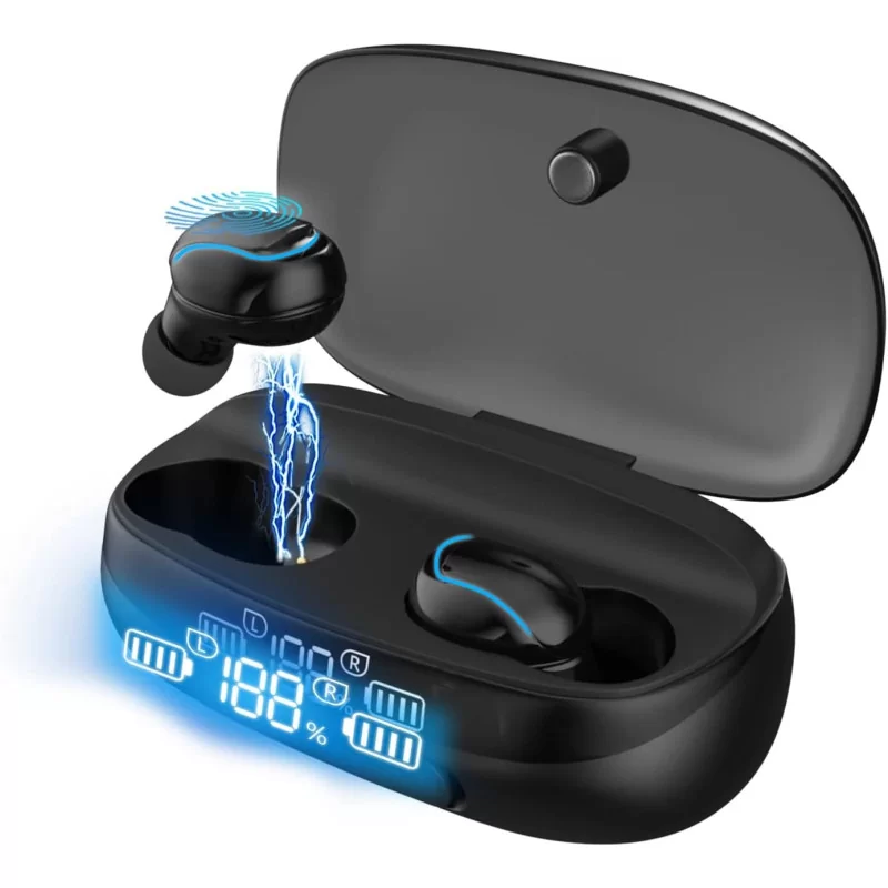 Wireless Earbuds Touch Control w/ Microphone