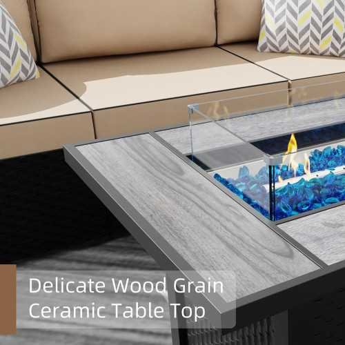 45 Inch Propane Fire Pit Table | TekChoice Electronics