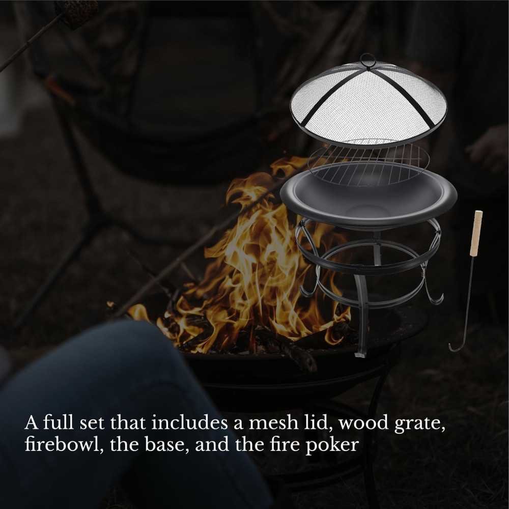 Durable Steel Fire Pit for All Your Outdoor Adventures | TekChoice Electronics