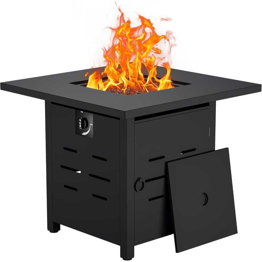 40,000 BTU Propane Fire Pit Table & Lava Rock | TekChoice Electronics 40,000 BTU Propane Fire Pit Table & Lava Rock | TekChoice Electronics