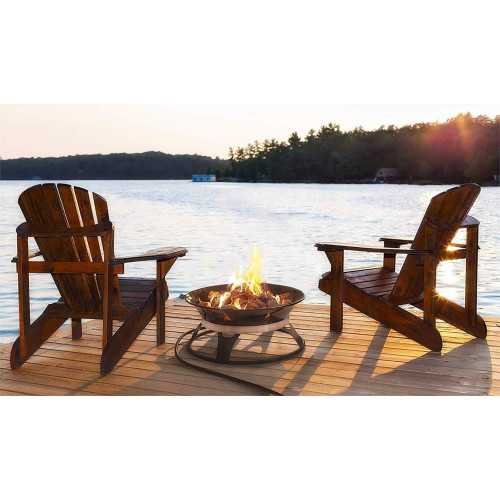 Living Portable Propane Fire Pit for Campers and Outdoors | TekChoice Electronics