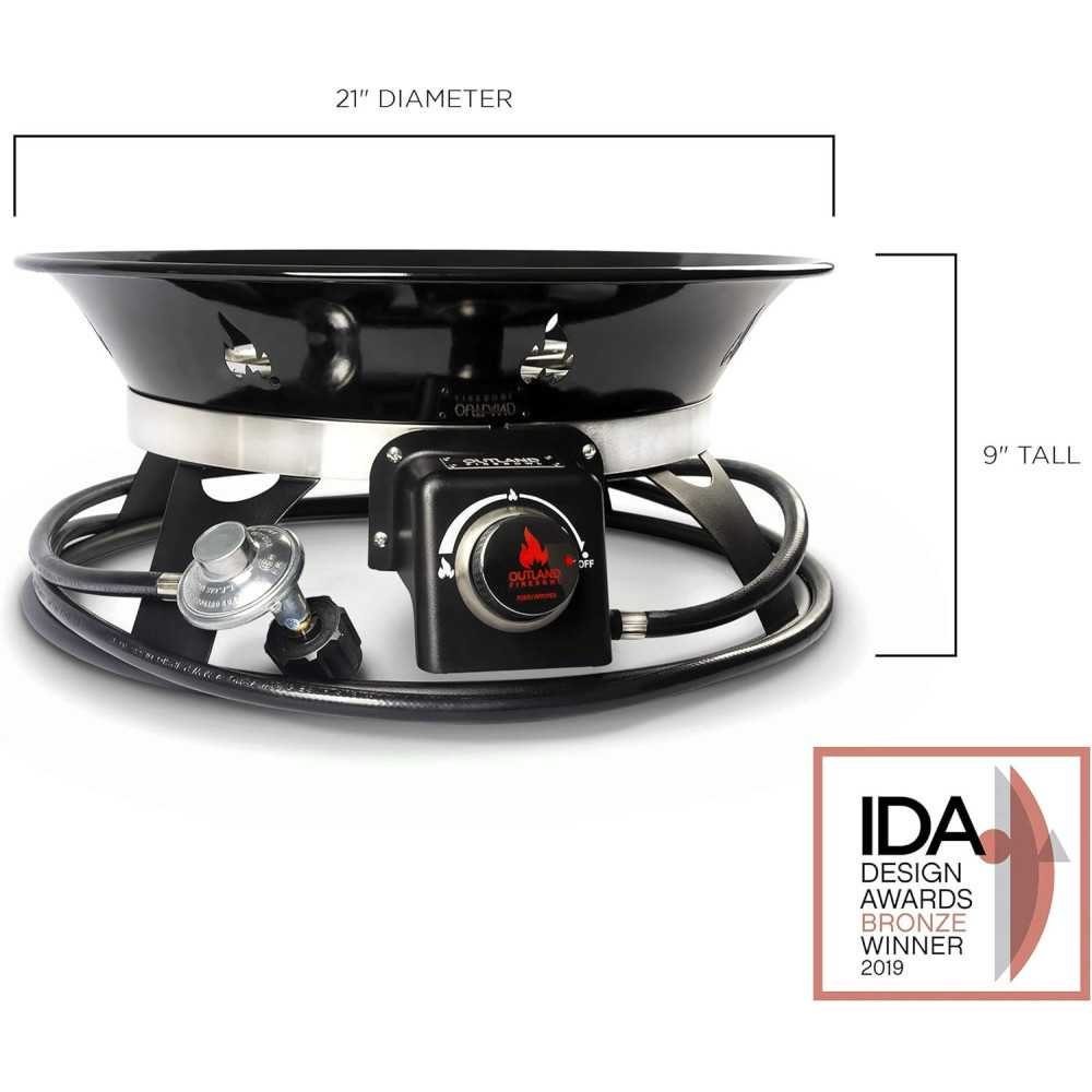 Living Portable Propane Fire Pit for Campers and Outdoors | TekChoice Electronics