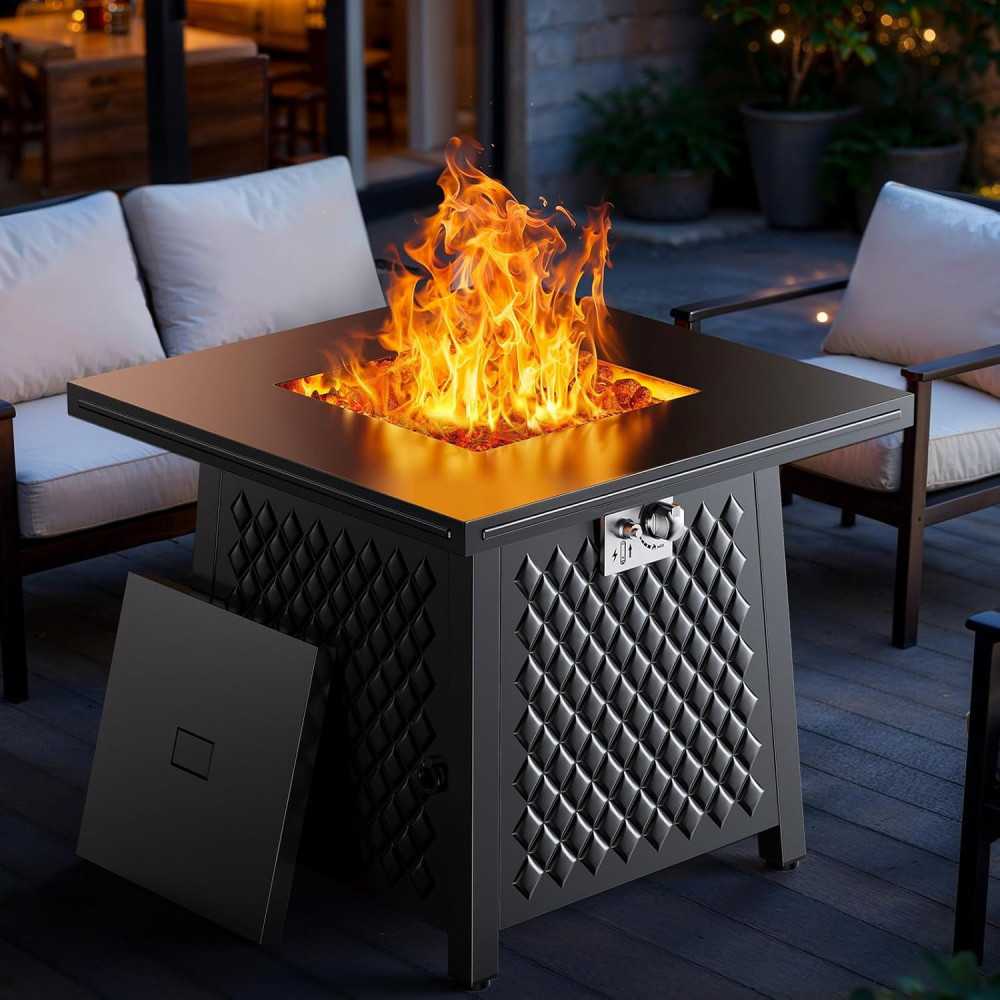 32-inch 50,000 BTU Propane Fire Pit Table | TekChoice Electronics