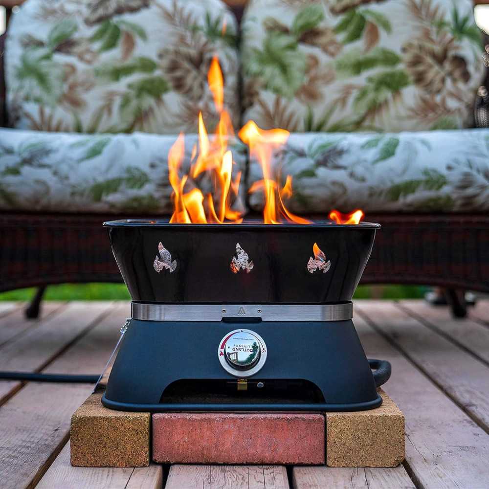 Living Firebowl 805 Firecube 14-inch Propane Fire Pit | TekChoice Electronics