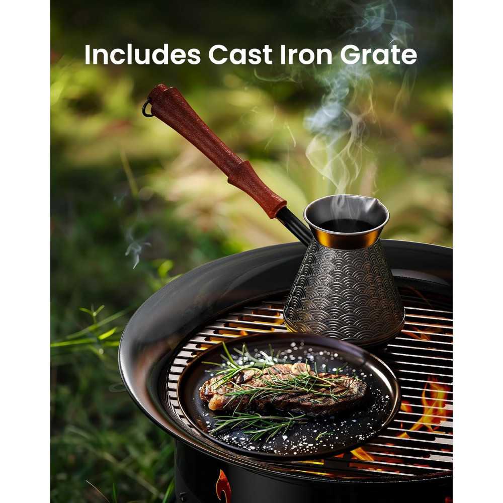 Portable Propane Fire Pit with Folding Legs | TekChoice Electronics