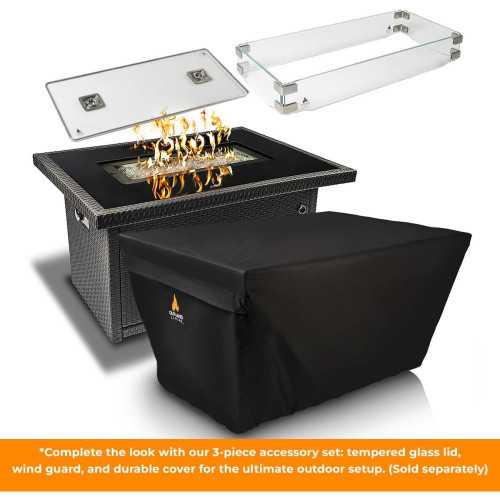Series 403 Fire Table 44-inch Propane Gas Fire Pit Table | TekChoice Electronics