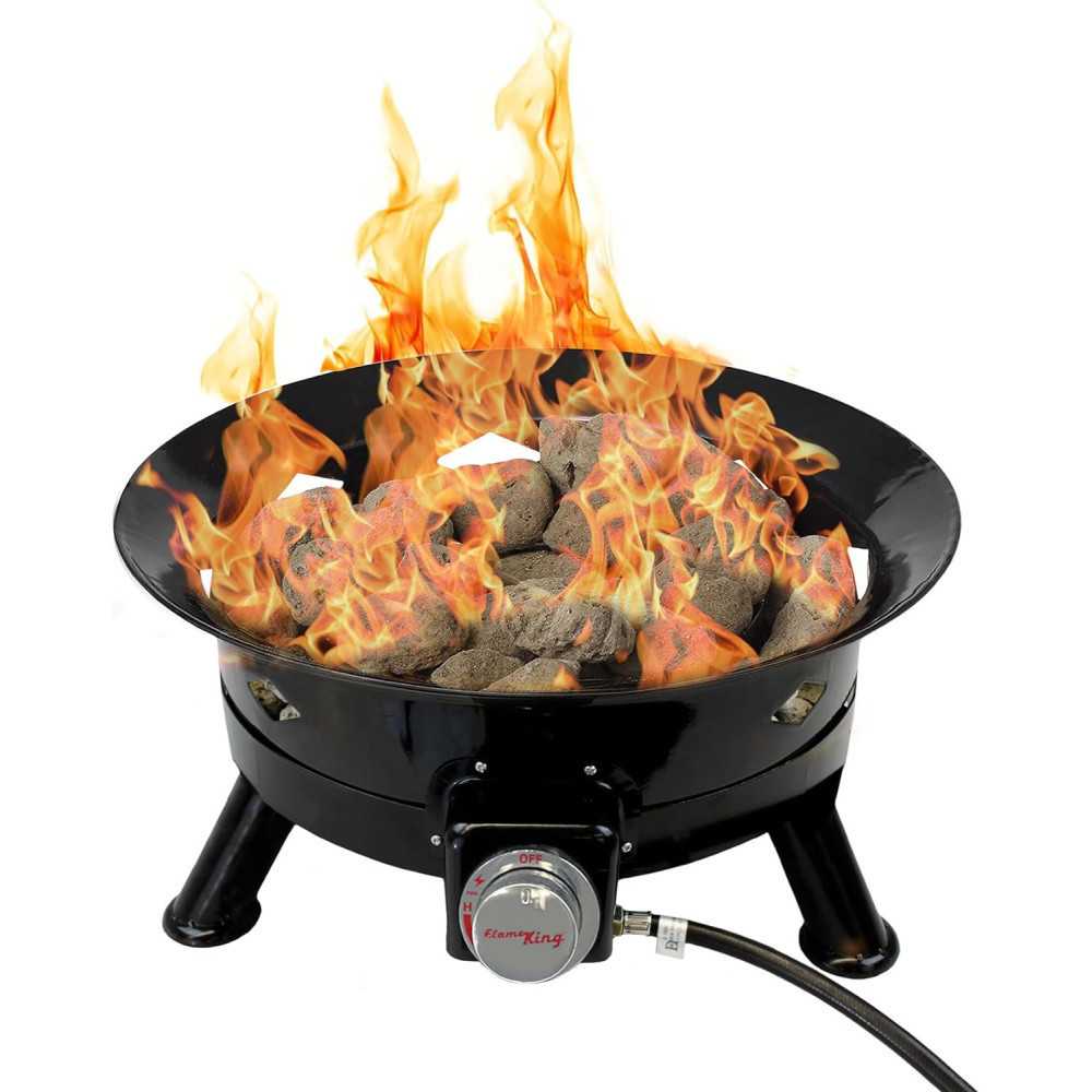 King Smokeless Gas Propane Fire Pit | TekChoice Electronics King Smokeless Gas Propane Fire Pit | TekChoice Electronics