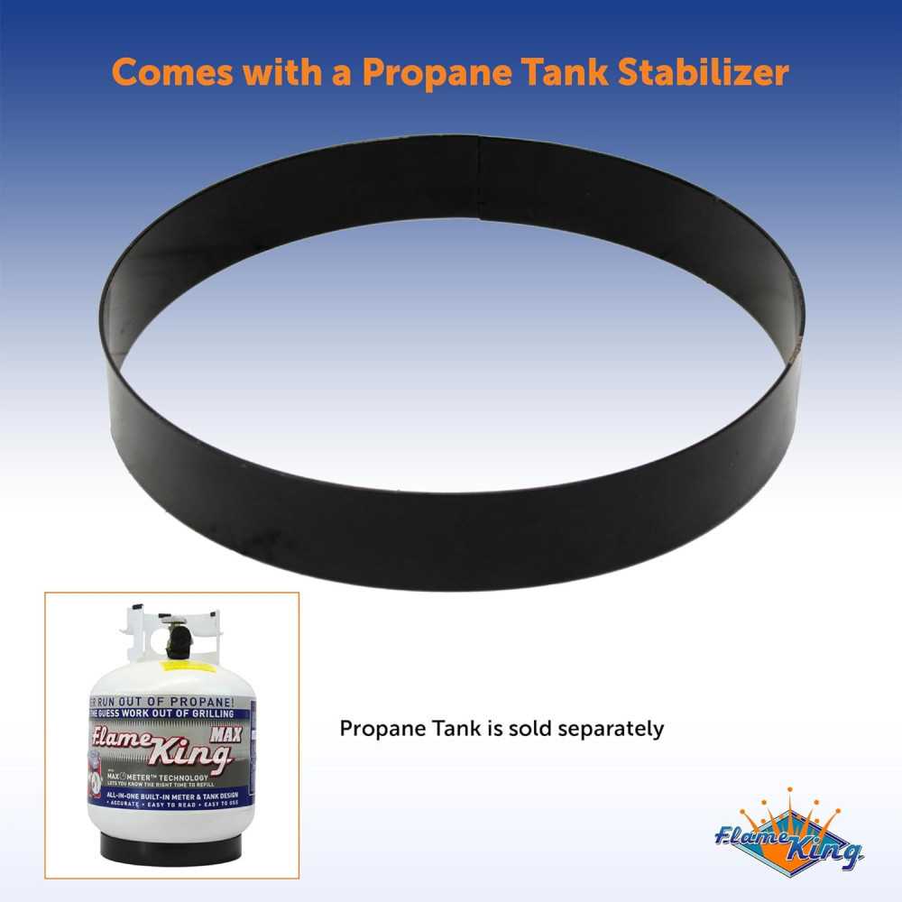 King Smokeless Gas Propane Fire Pit | TekChoice Electronics