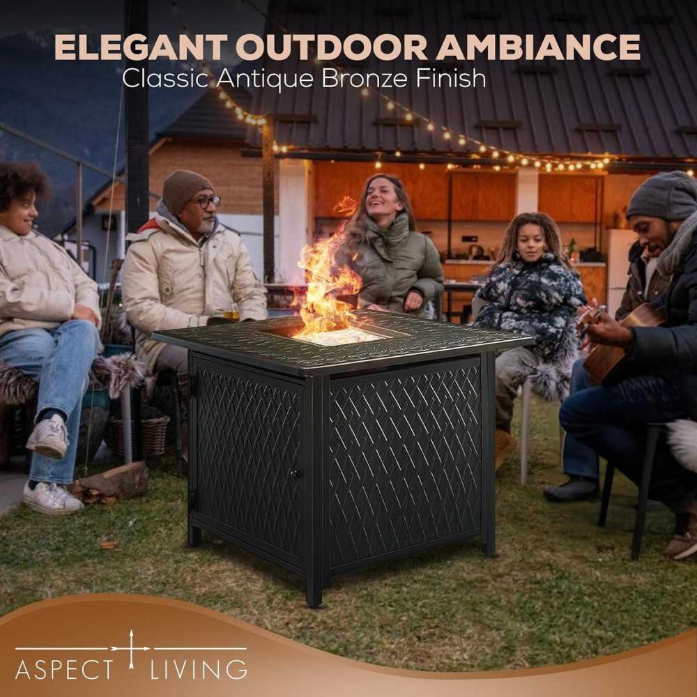 Brighton Bronze Gas Fire Pit | TekChoice Electronics