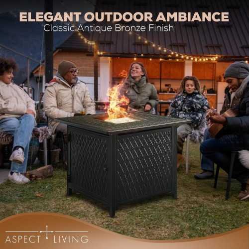 Brighton Bronze Gas Fire Pit | TekChoice Electronics