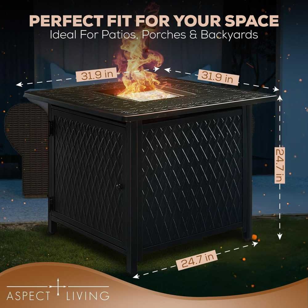 Brighton Bronze Gas Fire Pit | TekChoice Electronics