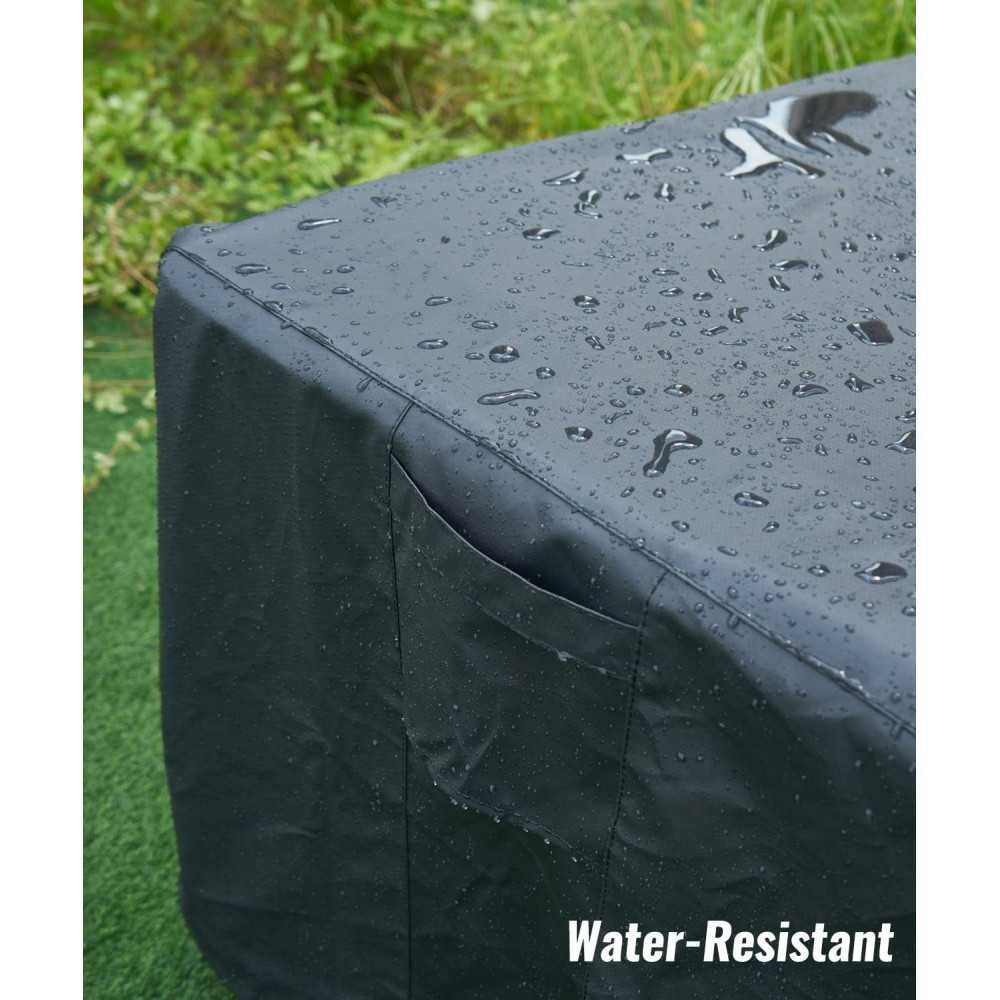 Square Fire Pit Cover for Propane Fire Pits | TekChoice Electronics