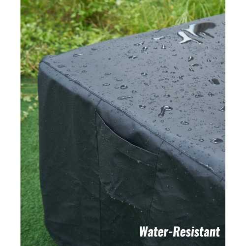 Square Fire Pit Cover for Propane Fire Pits | TekChoice Electronics