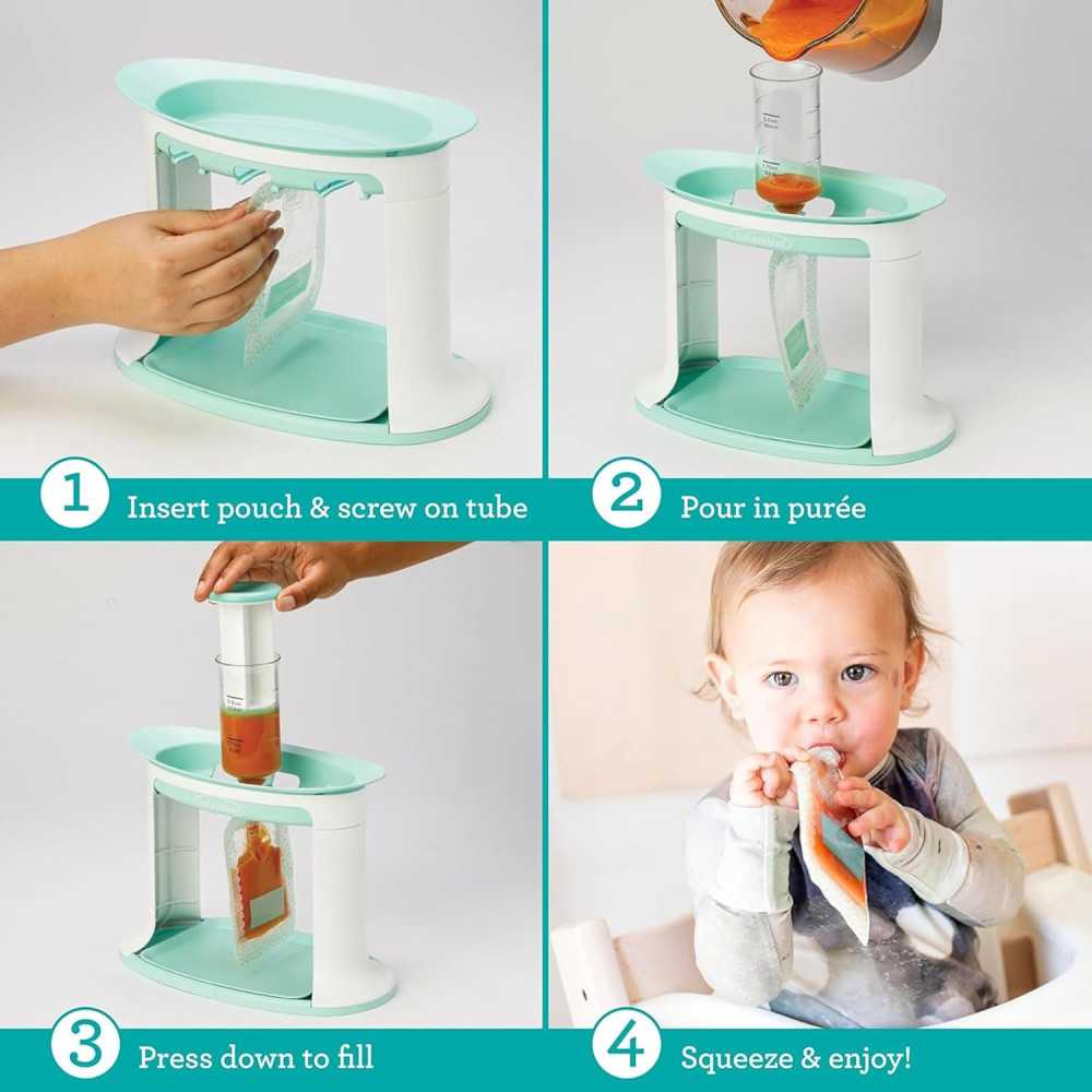 Homemade Baby Food On-the-Go with Infantino Disposable Pouches | TekChoice Electronics